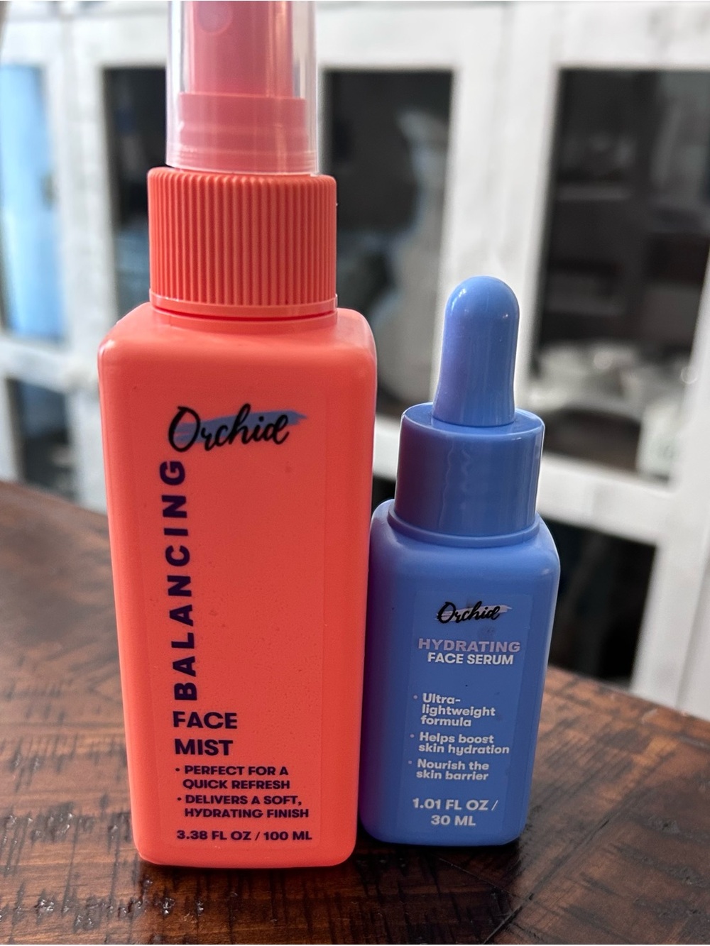 Orchid Skincare Set - Balancing Face Mist & Hydrating Face Serum (Byoma Dupe)
